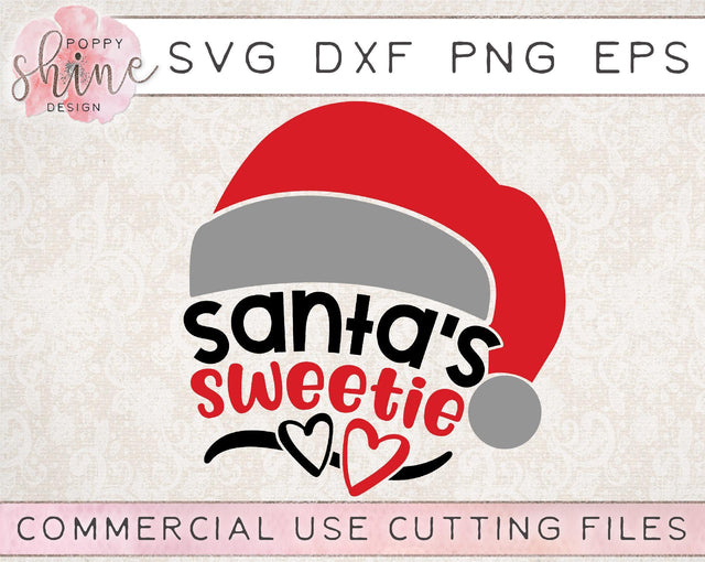 Santa's Sweetie SVG Poppy Shine Design 