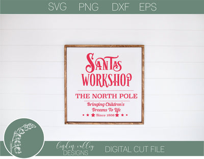 Santa's Workshop SVG|Christmas SVG SVG Linden Valley Designs 