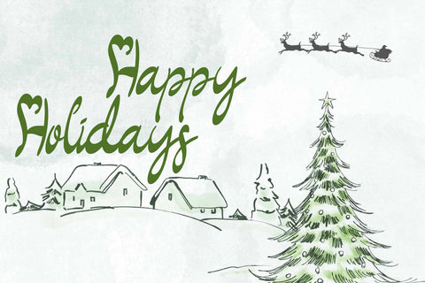 Santoria Christmas Font Prasetya Letter 