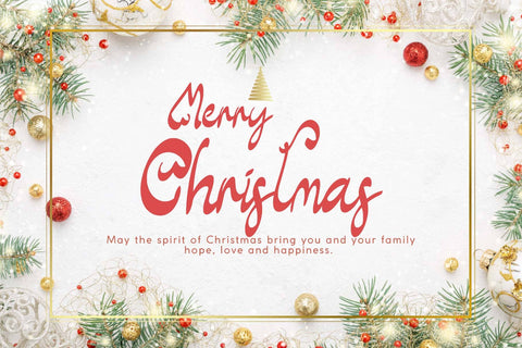 Santoria Christmas Font Prasetya Letter 