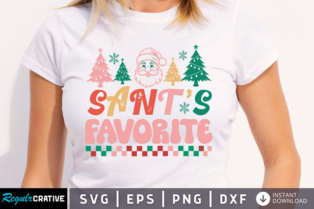 Sants favorite SVG Design SVG Regulrcrative 