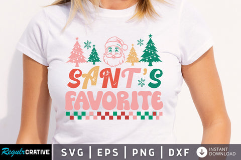 Sants favorite SVG Design SVG Regulrcrative 