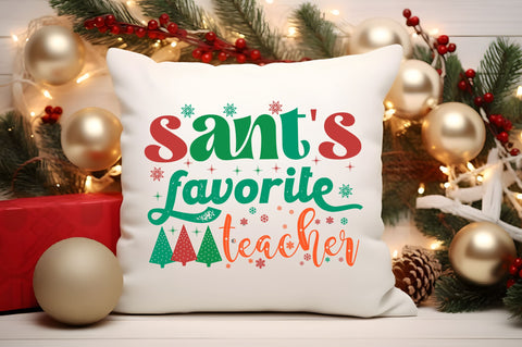 Sants favorite teacher SVG Design SVG Regulrcrative 