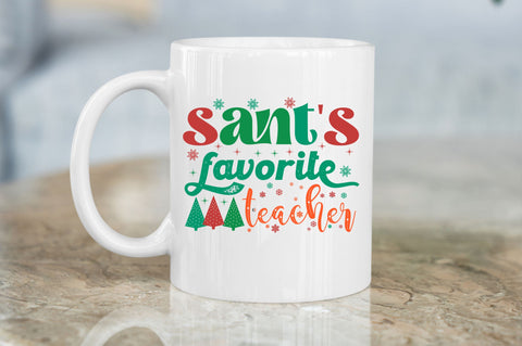 Sants favorite teacher SVG Design SVG Regulrcrative 