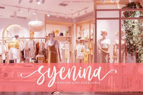 Saphire-Elegant Handwritten Font Font yumnatype 