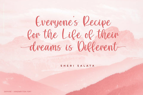 Saphire-Elegant Handwritten Font Font yumnatype 