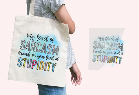 Sarcasm Direct To Film Transfer Physical So Fontsy Direct to Film Transfer Shop