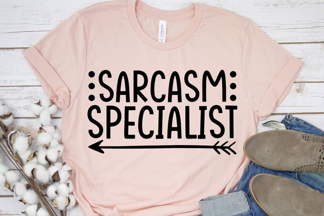 Sarcasm Specialist Svg, Png, Dxf SVG RedFoxDesignsUS 