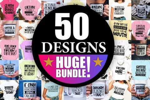 Sarcasm SVG Sarcastic SVG Funny SVG MEGA BUNDLE SVG Whistlepig Designs 