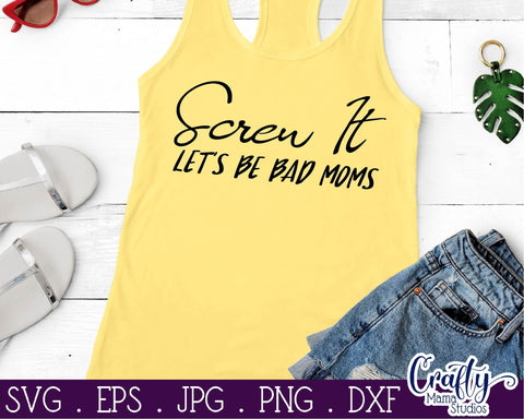 Sarcastic Bundle Svg - Funny Mom Bundle - Sassy Mom Cut Files SVG Crafty Mama Studios 