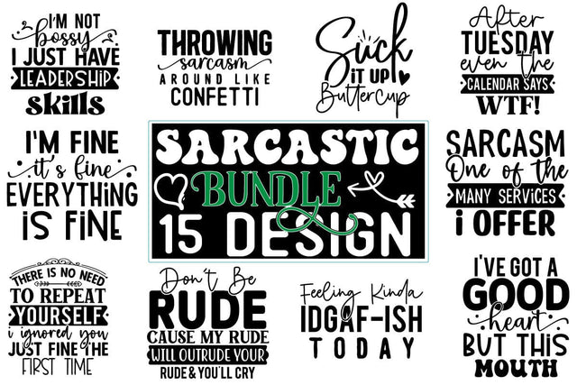 Sarcastic Coffee Mug SVG Bundle SVG CraftingStudio 