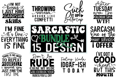 Sarcastic Coffee Mug SVG Bundle SVG CraftingStudio 