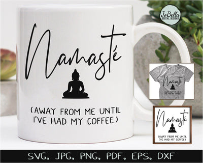 Sarcastic Coffee SVG Cut File, Sublimation Design and Printable SVG JoBella Digital Designs 