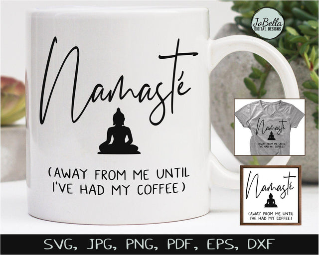 Sarcastic Coffee SVG Cut File, Sublimation Design and Printable SVG JoBella Digital Designs 