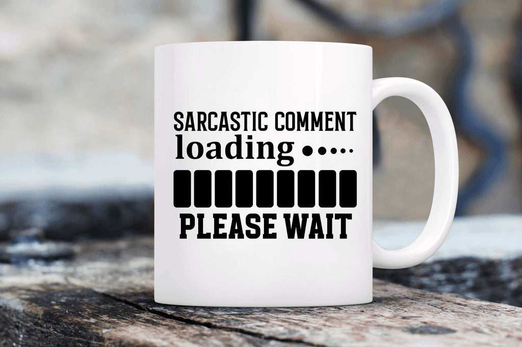 Sarcastic comment loading please wait SVG - So Fontsy