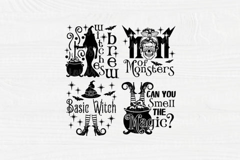 Sarcastic Halloween SVG Bundle - Halloween Vector - Witch Quotes Svg SVG TonisArtStudio 