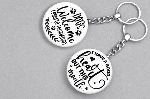 Sarcastic Keychain SVG Bundle SVG Regulrcrative 