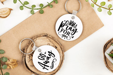 Sarcastic Keychain SVG Bundle SVG Regulrcrative 