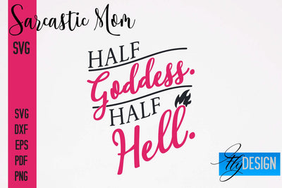Sarcastic Mom SVG | Funny Quotes SVG Fly Design 