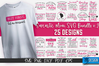 Sarcastic Mom SVG | Funny Quotes SVG Fly Design 