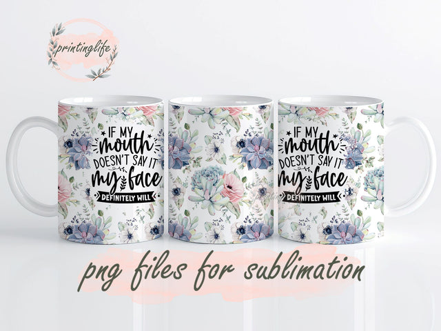 Sarcastic Mug Png, Cactus Png Sublimation, Succulent Mug, modern sarcastic mug, vintage sarcastic mug, retro sarcastic mug Sublimation PrintingLife 