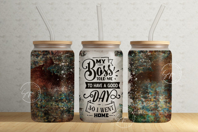 Sarcastic Quote Tumbler Wrap, 16oz Libbey Glass Can Tumbler Sublimation PNG, Funny Quote Tumbler, Funny Sarcastic PNG, Digital Download Sublimation Syre Digital Creations 
