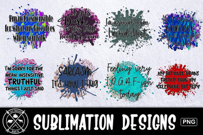 Sarcastic Quotes Sublimation Bundle Sublimation Last Frontier Design Co. 