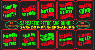 SARCASTIC-RETRO-SVG-BUNDLE SVG Syaman 