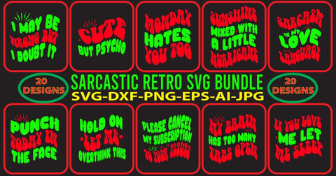 SARCASTIC-RETRO-SVG-BUNDLE SVG Syaman 