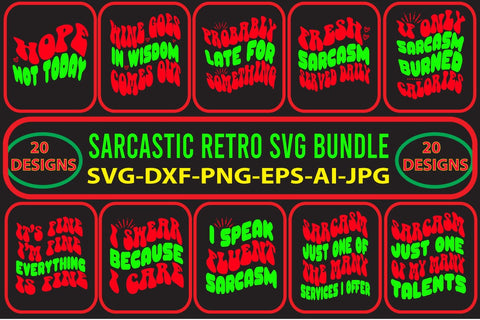 SARCASTIC-RETRO-SVG-BUNDLE SVG Syaman 