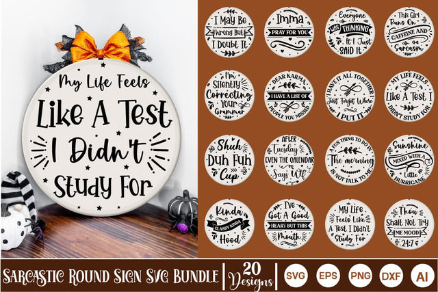 Sarcastic Round Sign SVG Bundle, Sarcastic SVG Bundle, Sarcastic SVG Design, Sarcastic Round Sign SVG Design, VGs,Quotes and Sayings,Food & Drink,On Sale, Print & Cut SVG DesignPlante 503 