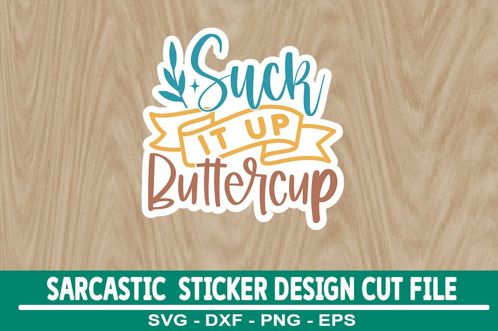 Sarcastic Sticker Design Bundle - So Fontsy