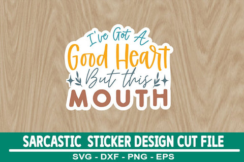 Sarcastic Sticker Design Bundle SVG CraftingStudio 