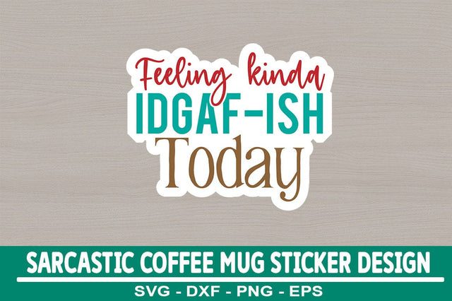 Sarcastic Sticker Design Template SVG CraftingStudio 