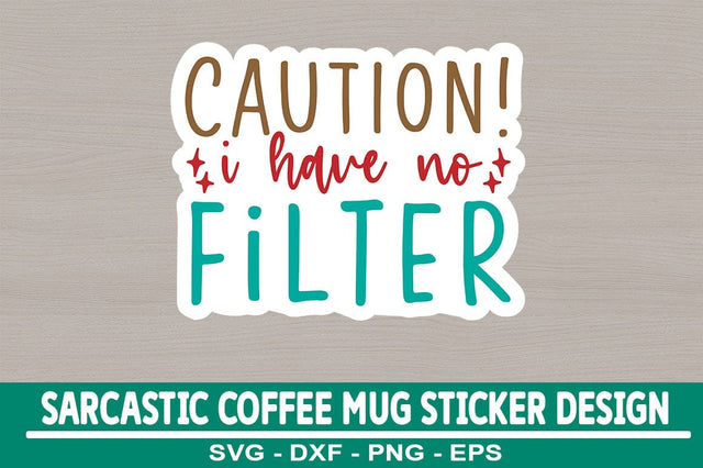 Sarcastic Sticker Design Template SVG CraftingStudio 
