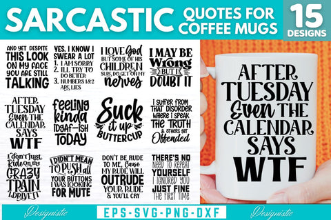Sarcastic SVG Bundle Bundle SVG DESIGNISTIC 