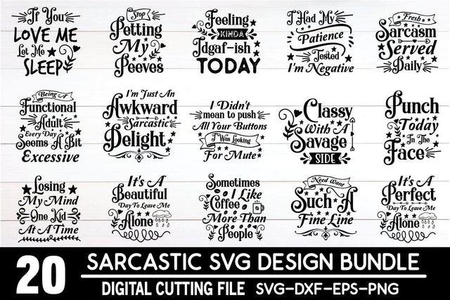 sarcastic svg bundle cut file SVG buydesign 