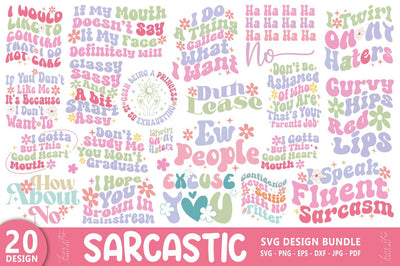 Sarcastic SVG Bundle, Funny Quote Bundle SVG FiveStarCrafting 
