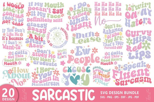 Sarcastic SVG Bundle, Funny Quote Bundle SVG FiveStarCrafting 