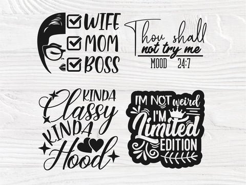 Sarcastic SVG Bundle, Funny Quote Svg, Mom Svg SVG TonisArtStudio 