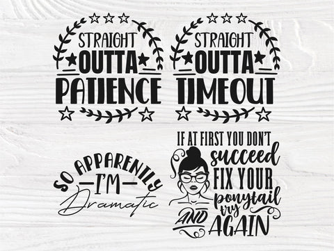 Sarcastic SVG Bundle, Funny Shirt Svg, Mom Svg SVG TonisArtStudio 