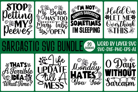 Sarcastic SVG Bundle, Sassy SVG, Funny quotes SVG, Funny sayings, Funny Quote Svg SVG Rafiqul20606 