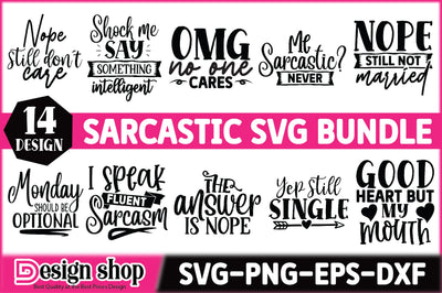 Sarcastic SVG Bundle SVG Ariyan 