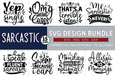 Sarcastic SVG Bundle SVG Ariyan 