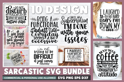 Sarcastic SVG Bundle SVG Ariyan 