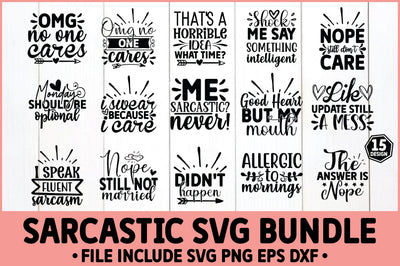 Sarcastic SVG Bundle SVG Ariyan 