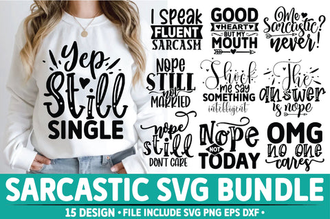 Sarcastic SVG Bundle SVG Ariyan 