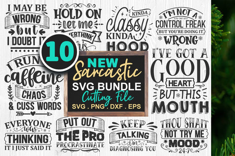 Sarcastic SVG bundle SVG Designangry 