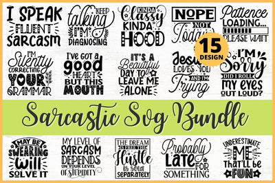 Sarcastic SVG Bundle SVG Designangry 