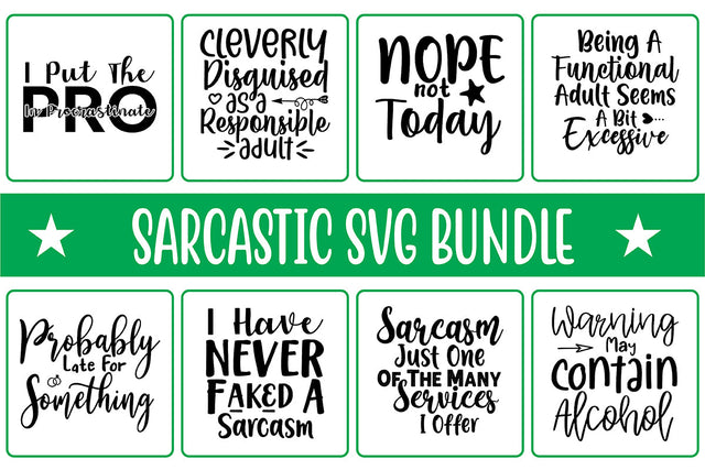 Sarcastic SVG Bundle SVG nirmal108roy 
